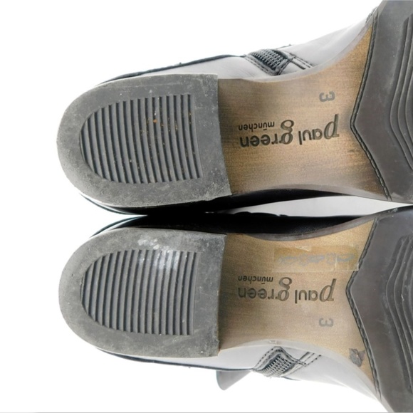 PAUL GREEN Black Leather Slouchy Boots 5.5US/3UK - Picture 7 of 8